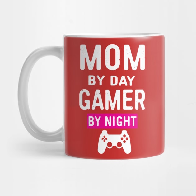 Womens Gamer Mom Shirt Mothers Day Gift Shirt by Dailygrind